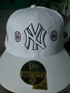 ny yankees white hat