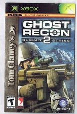 Ghost Recon 2 Summit Strike Microsoft XBOX MANUAL Only