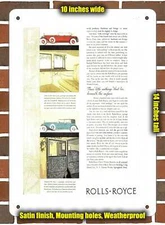 Metal Sign - 1929 Rolls-Royce Ascot & Avon Models- 10x14 inches
