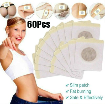 Patch Diet Slimming Slim Weight Loss Adhesive Detox Pads Burn Fat 60Pcs
