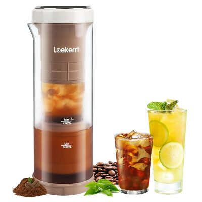 LAEKERRT Portable Electric Cold Brew Coffee Maker ~ 750ml (Family Size) *786B-MB