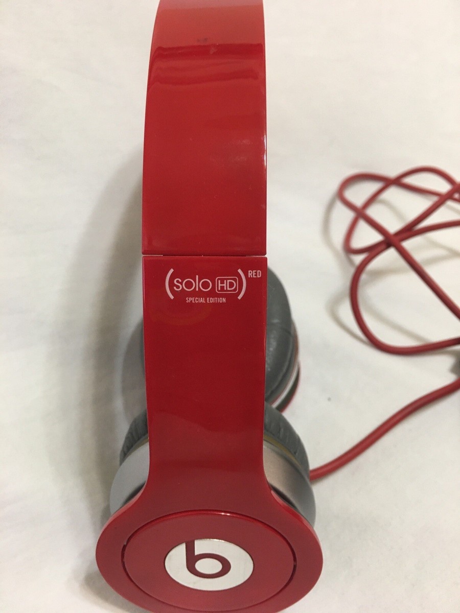Beats Solo HD Product (RED) Special Edition Headphones Wired Beats Solo HD Product (RED) Special Edition Headphones Wired