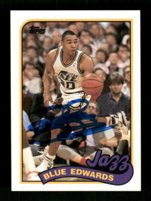 1992-93 Topps Archives 120 Blue Edwards signed auto autograph BNDR | eBay