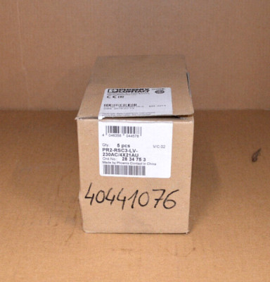 Phoenix Contact PR2-RSC3-LV-230AC/4X21AU Relaismodul 2834753 5Stück=1VPE NEU OVP