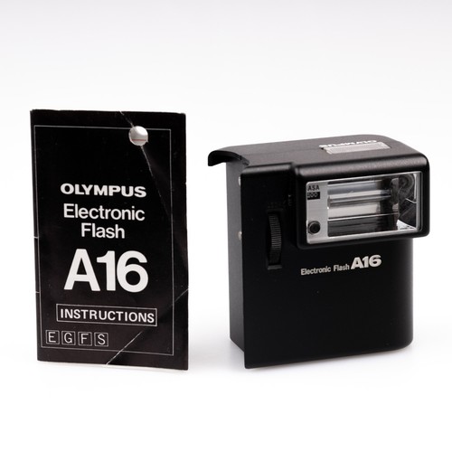 *MINT* Olympus Electronic Flash A16 for XA XA1 XA2 XA3 XA4 macro 2.8 3.5 a11 a1l - Photo 2 sur 24
