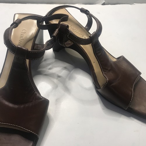 Chadwick’s Shoes Sandals Size 8 Ladies Brown Open Toe 4382 - Picture 3 of 12