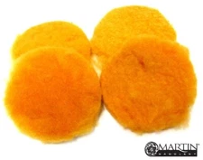 4 Pack Real Sheep Wool Leather Care Oil Pads by Martin Saddlery New 