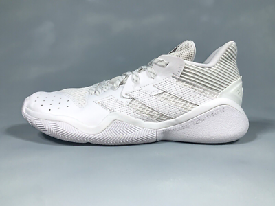Adidas James Harden Stepback Basketball Shoes Mens Size 8 Cloud White Grey adidas Harden Stepback Footwear White for Sale  main image 3