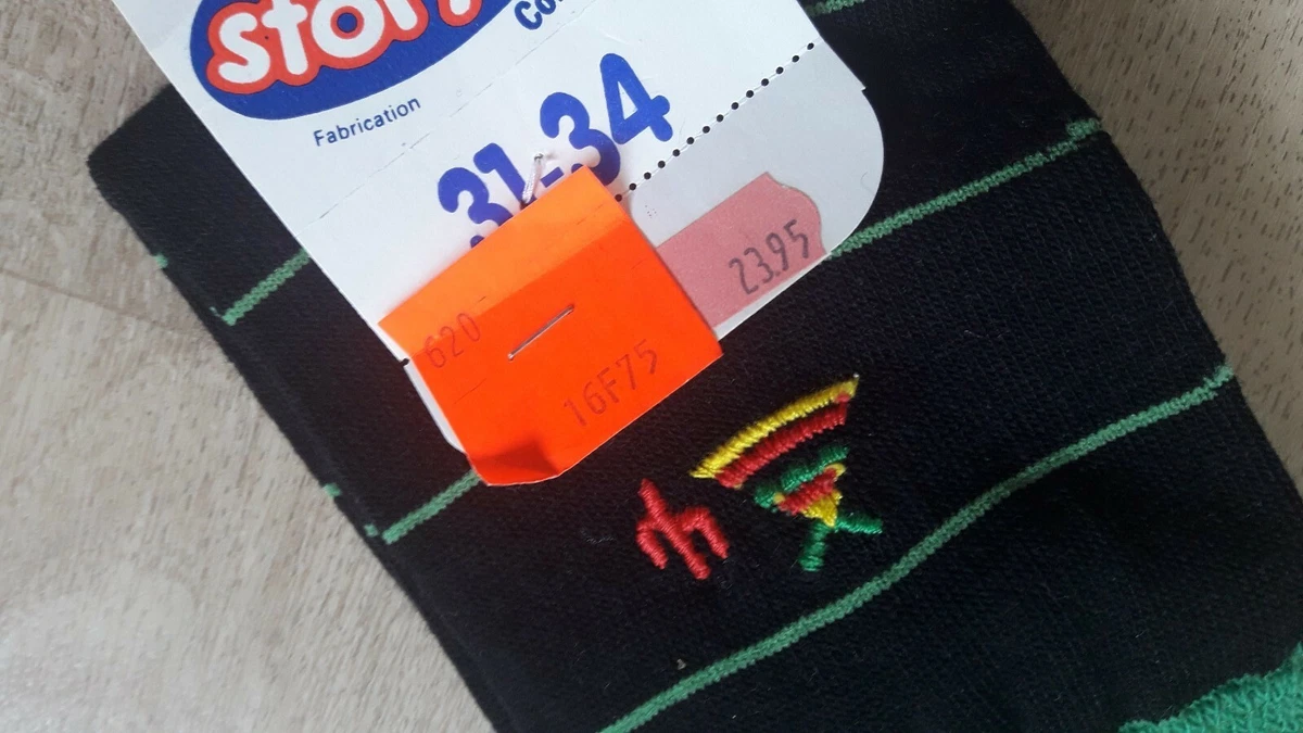 PAIRE DE CHAUSSETTE VINTAGE STORYTIP COLLEGIEN T31 34 NEUVE. eBay