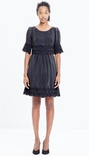 NWT 188 Madewell Silk Moondial Dress Size 0