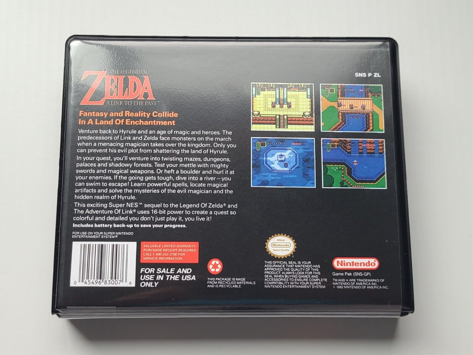 Buy SNES Box: Zelda A Link to the Past UKV Online in India 