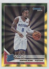 2019 Panini Donruss Rated Rookie Holo Green & Yellow Laser Jordan Bone #246 0b1x