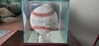 Ryne Sandberg autographed baseball RARE "84 NL MVP" w/ display stand  and COA
