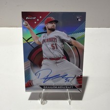 2023 Topps Finest - Finest Autographs Graham Ashcraft #FA-GA (AU, RC) Reds