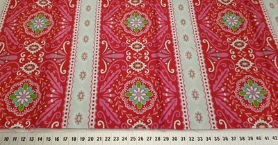 115 x 110 cm ''Love & Joy'' Free Spirit rot weiß bunt Dena Designs