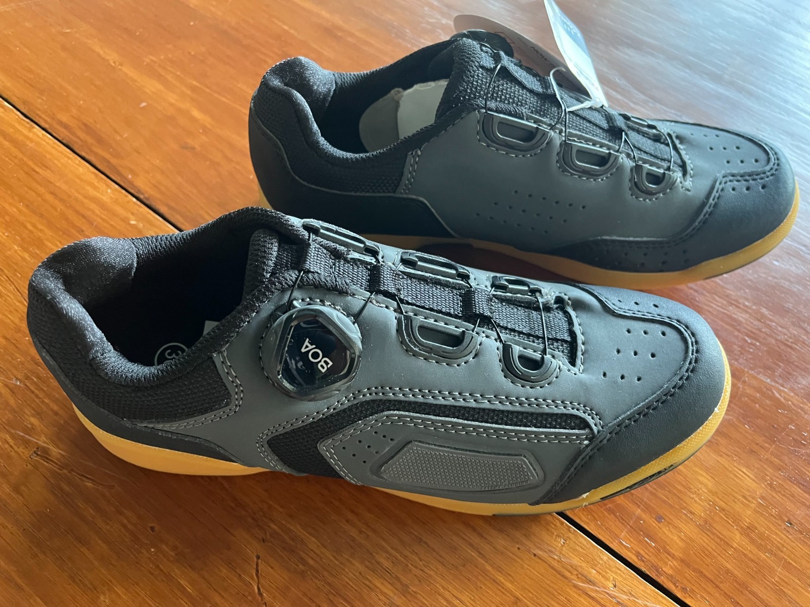 Louis Garneau Mens Black Cobalt Boa Mountain Biking Shoes Si