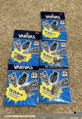 5 Packs Varivas TG Grenade Quick Change Sinkers 0.9g