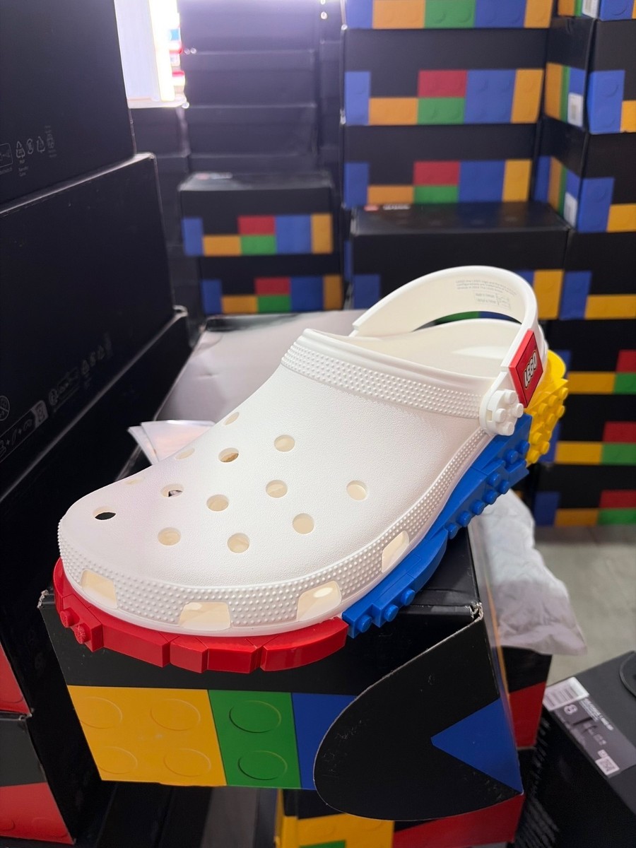 Crocs 4LW Lego Creativity Clog White 213811-100 211873-100 | eBay