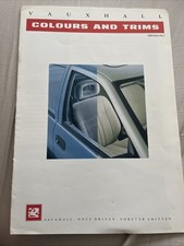 Farbe und Verkleidung Vauxhall (Opel) Nova, Astra, Belmont, Cavalier, Carlton, Senator 1989.
