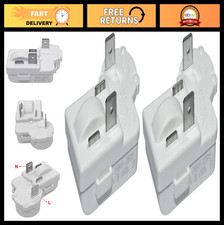 2Pin PTC Starter Relay for Mini Fridge, Freezer Compressor Overload Protector 2