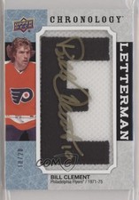 2018-19 Chronology Letterman Letter Relics 10/20 Bill Clement Patch Auto 00b6