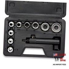 02614A Interchangeable Large Hollow Tool Set, 10 10 Piece Set Hole Punch