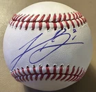 MICHAEL HARRIS II Braves Signed Autographed Official MLB Baseball COA PROOF