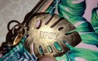 Ipsy Tropical Leaf Print Makeup Bag Pouch, Pink/Green, Zipper Closure — photo 2
