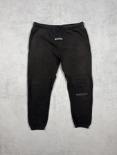 Essentials Fear of God Men’s Small SweatPants Black Jogger Logo Designer