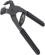 Leather Hole Punch Tool, Professional 4Mm 4-Teeth Diamond Chisel with Carbon Ste