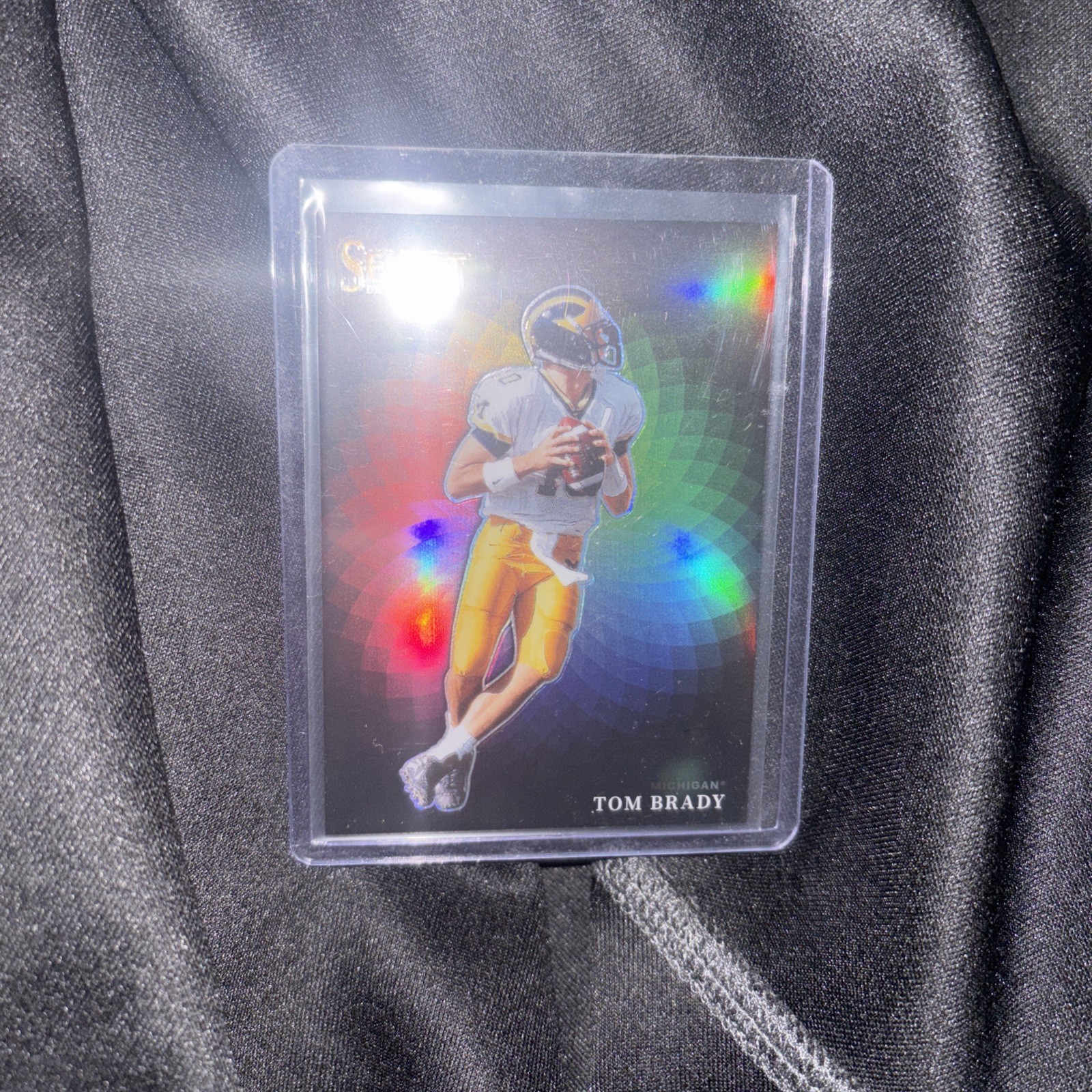 2022 SELECT DRAFT PICKS TOM BRADY COLOR WHEEL PRIZM CASE HIT SSP No CW-TB