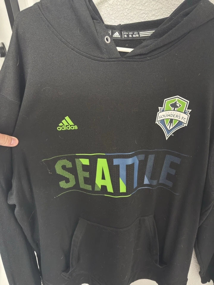 Seattle Sounders FC Adidas Climawarm Hoodie - Image 2 of 4