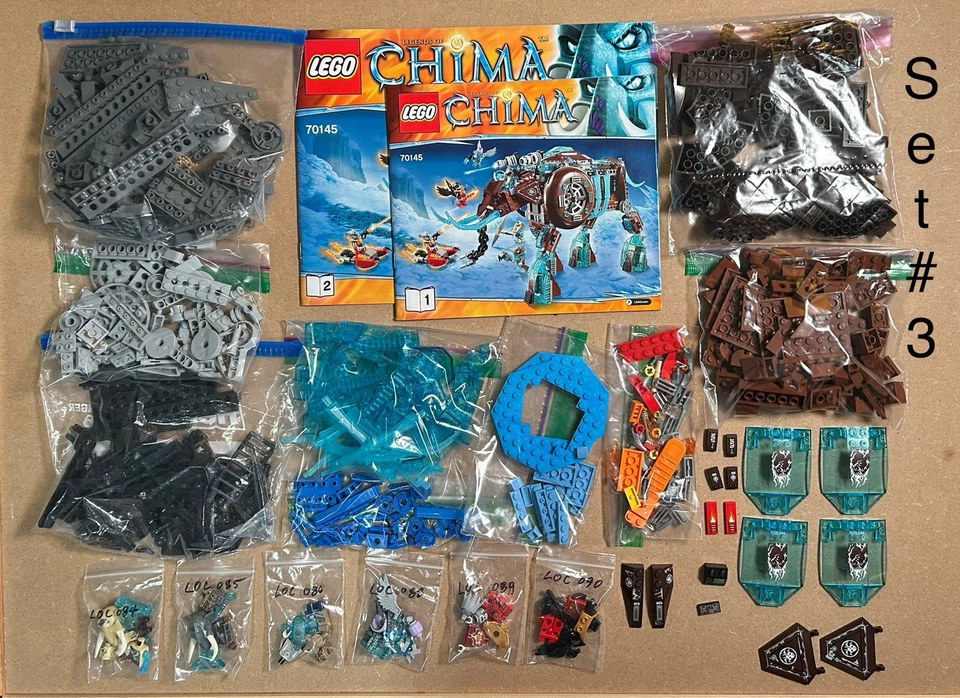 LEGO LEGENDS OF CHIMA: Maula's Ice Mammoth Stomper (70145), Pre-owned, Complete - Image 3 of 3