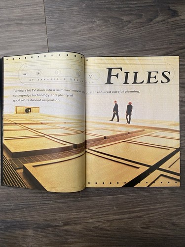 The X Files Movie Magazine August 1998 Top Zustand! - Bild 4 von 4