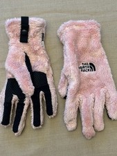 The North Face Suave Oso Kids Size L/G Pink Shady Rose Cozy Soft Warm Gloves