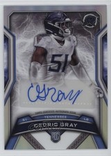 2024 Topps Resurgence Rookie Signatures Cedric Gray #RRS-CG Auto 1m63