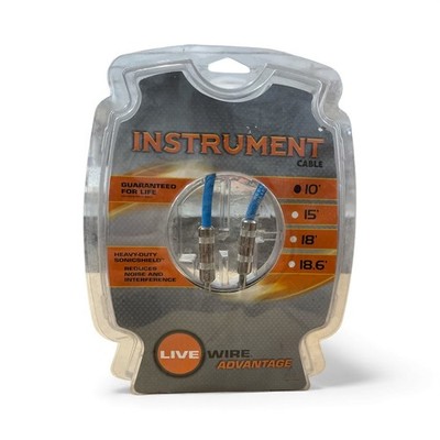 LIVE WIRE ADVANTAGE INSTRUMENT CABLE 10'