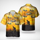 Australian Army Boeing Ch 47d Chinook 414 Anzac Day Red Poppy Vintage Hawaiian S