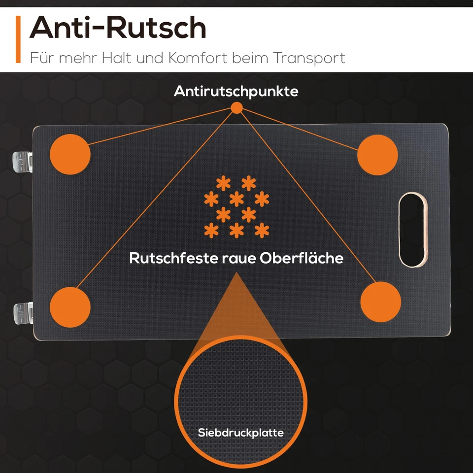 Rollbrett Transporthilfe Rollwagen Plattformwagen Möbelroller RETOURE - Bild 4 von 4