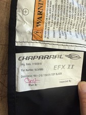 OEM Chaparral 191 210 Tower Top Black Bimini ...