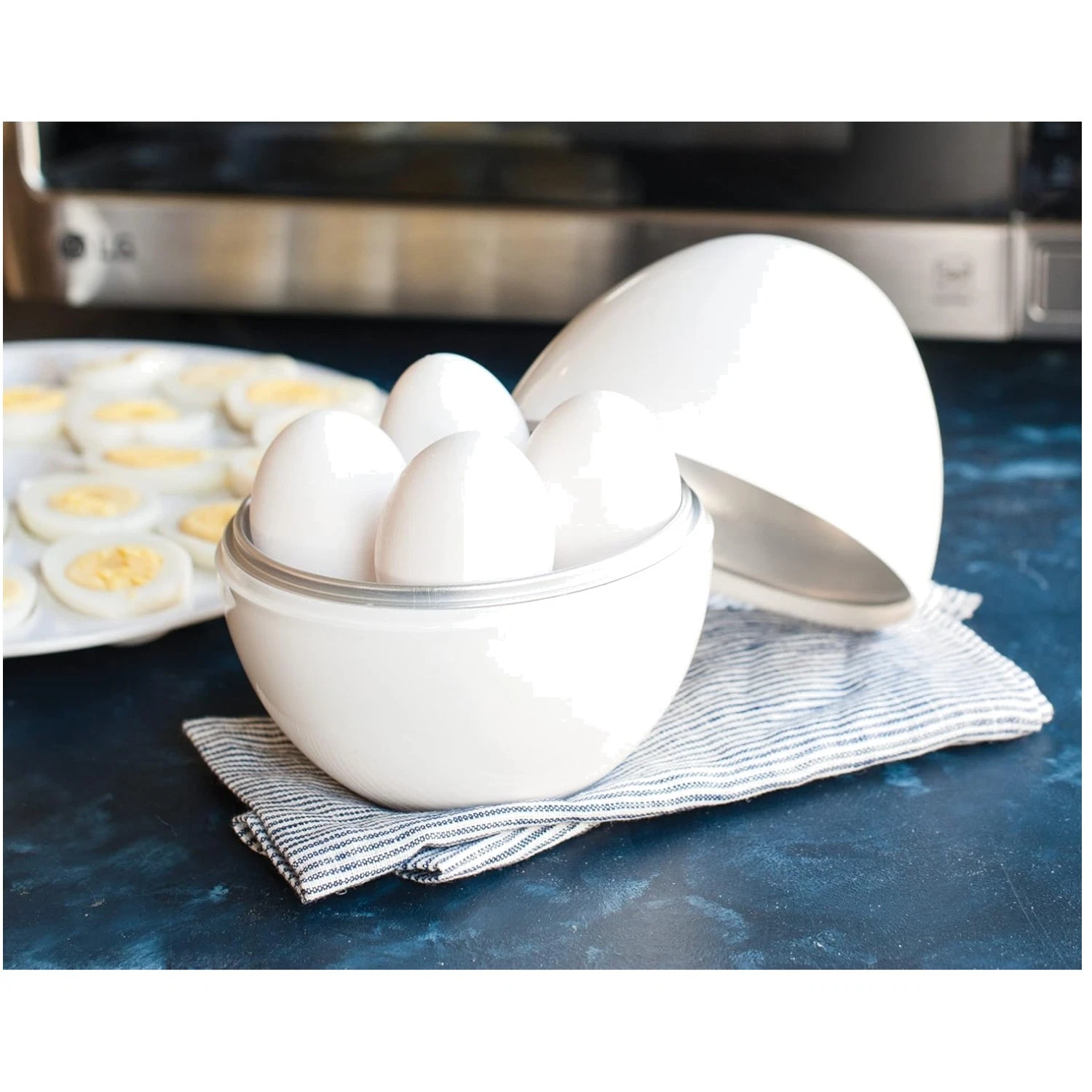Microwave Egg Boiler - Cooks Perfect Eggs Quickly
