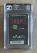Horror Comedy Movie HOUSE 1986 Factory Sealed Betamax CGC Pedigree Grade 9.8 A 