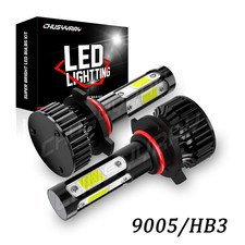 Pair 9005 HB3 LED Headlight Bulbs Kit High Beam For Toyota RAV4 1998 1999-2015