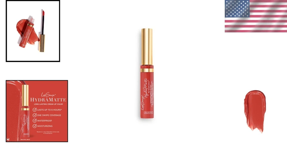 LipSense HydraMatte Liquid Lipstick - Beautiful Brick Shade - Image 2 of 4