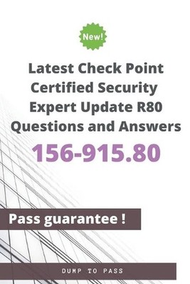 Latest Check Point Certified Security Expert Update 156-915.80 R80 Questions and