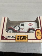 1932 Ford Panel Delivery Truck Super Valu Die Cast Coin Bank 9663 --ERTL