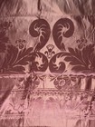 VINTAGE Italian Pink Silk Floral Damask Bedspread 80 x 110 — photo 6