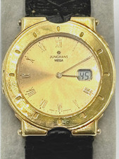 RARITÄT – JUNGHANS MEGA – EDITION – GOLD 585 – FUNKUHR – Herrenuhr
