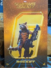 Hot Toys Guardians of the Galaxy Rocket Figure Marvel Cool Used
