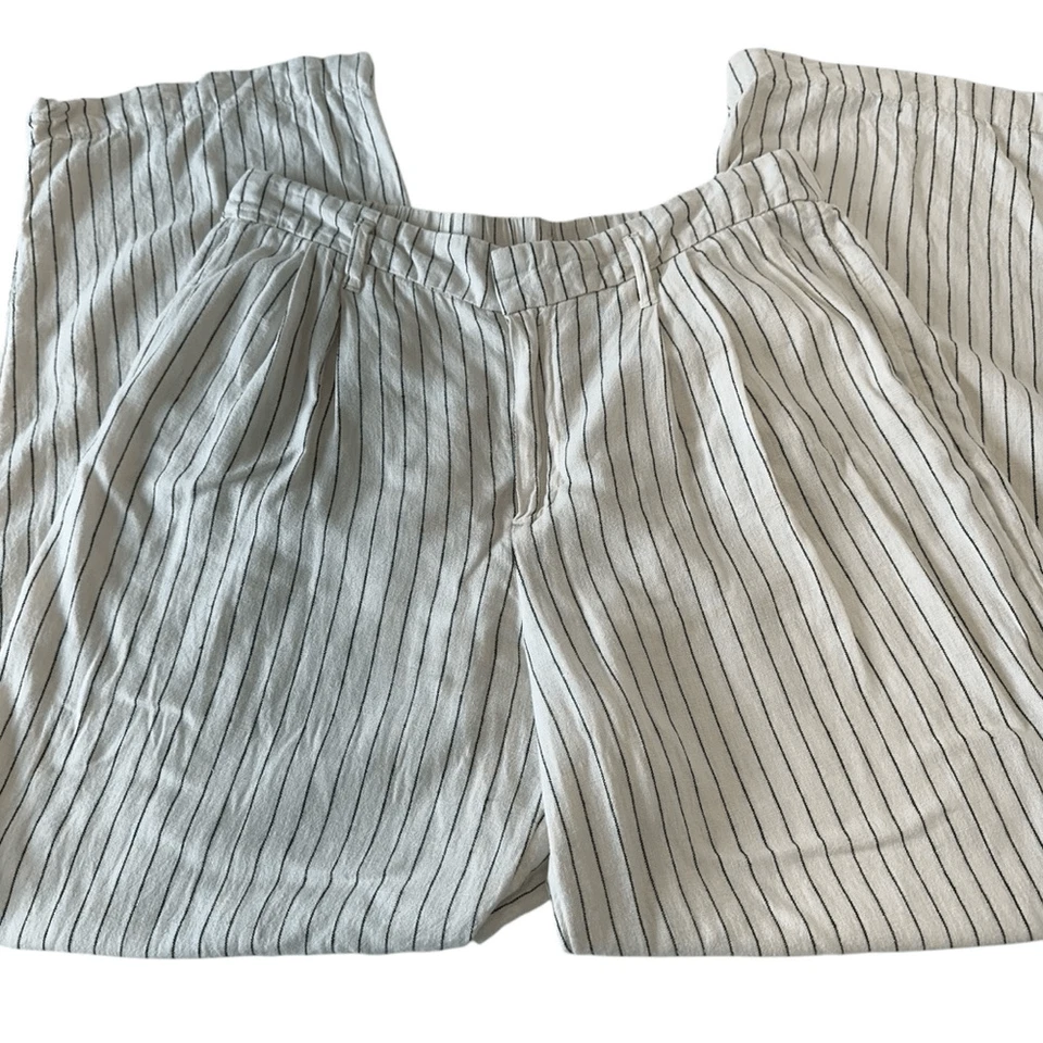 Pantalón de pierna ancha de tiro alto mezcla de lino A New Day, 12 Foto 3 de 4